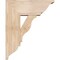 Ekena Millwork Funston Traditional Smooth Bracket w/ Offset Brace, Douglas Fir, 7 1/2"W x 18"D x 22"H BKT0806X18X22FST01SDF - alternate 2